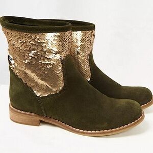 Anthropologie sequin boots - fits like a 9!